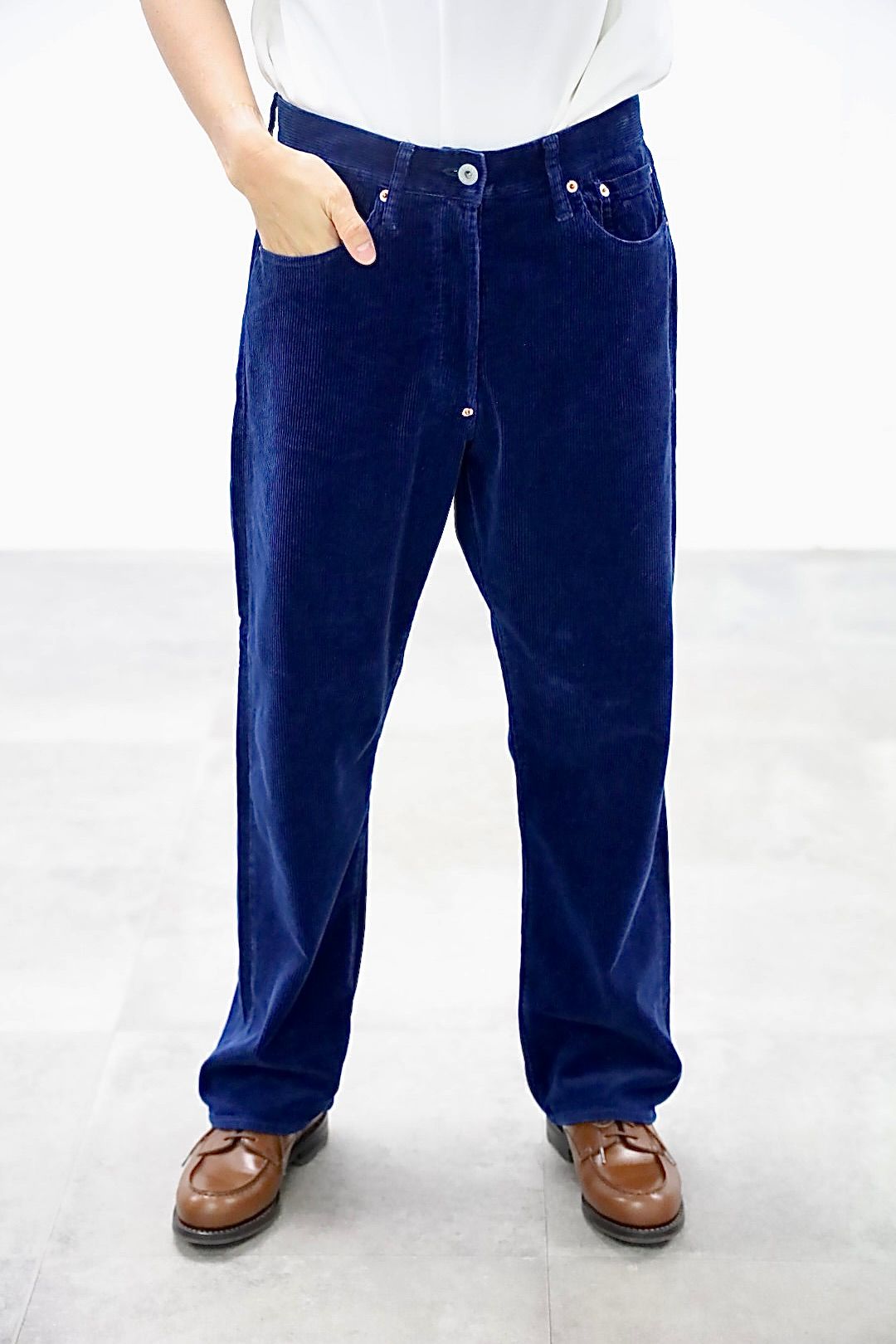 FOUNDOUR CORDUROY JACKET"INDIGO"スタイル.2025.10.12.