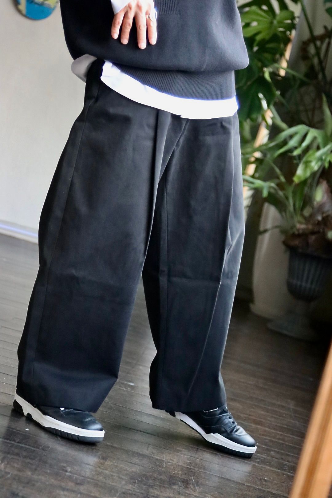 スタジオニコルソン23SS 12GG KNIT VESTスタイル.2023.1.18.