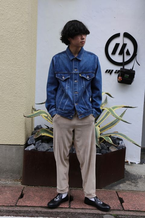 doublet MEMORIAL POLAROID DENIM JACKET(21SS06BL115) style. 2021.04.28.