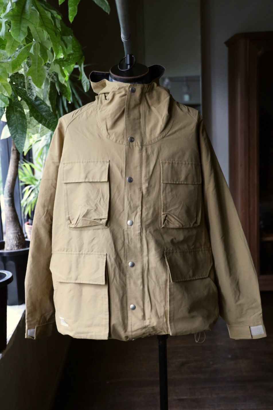 フレッシュサービス N/C GROSGRAIN MOUNTAIN PARKA (FSC253-20171)BEIGE☆9月13日(土)発売！