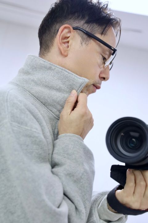 A.PRESSE 2026 STYLE1 Vintage Sweat Cardigan"GRAY"スタイル