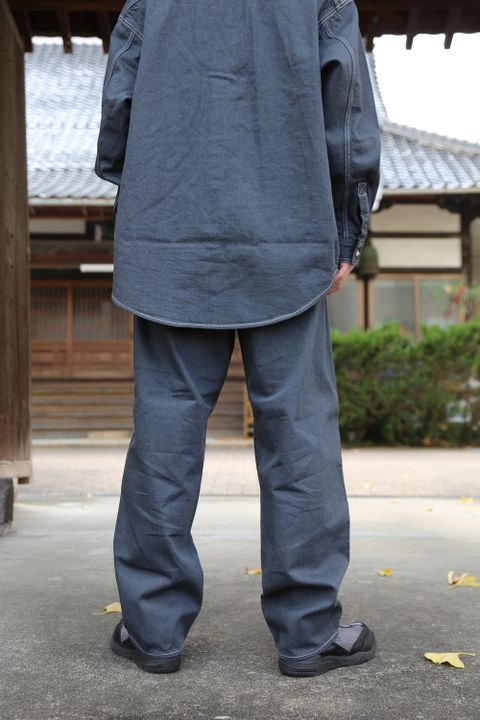 Graphpaper Denime Five Pocket Pants & Denime Regular Collar Shirt style 2020.12.14.