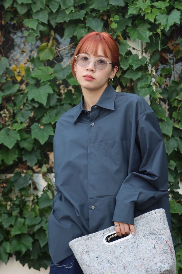 YOKE 22AW OVERSIZED BIG POCKET SHIRT style.2022.10.3 | 2813 | mark