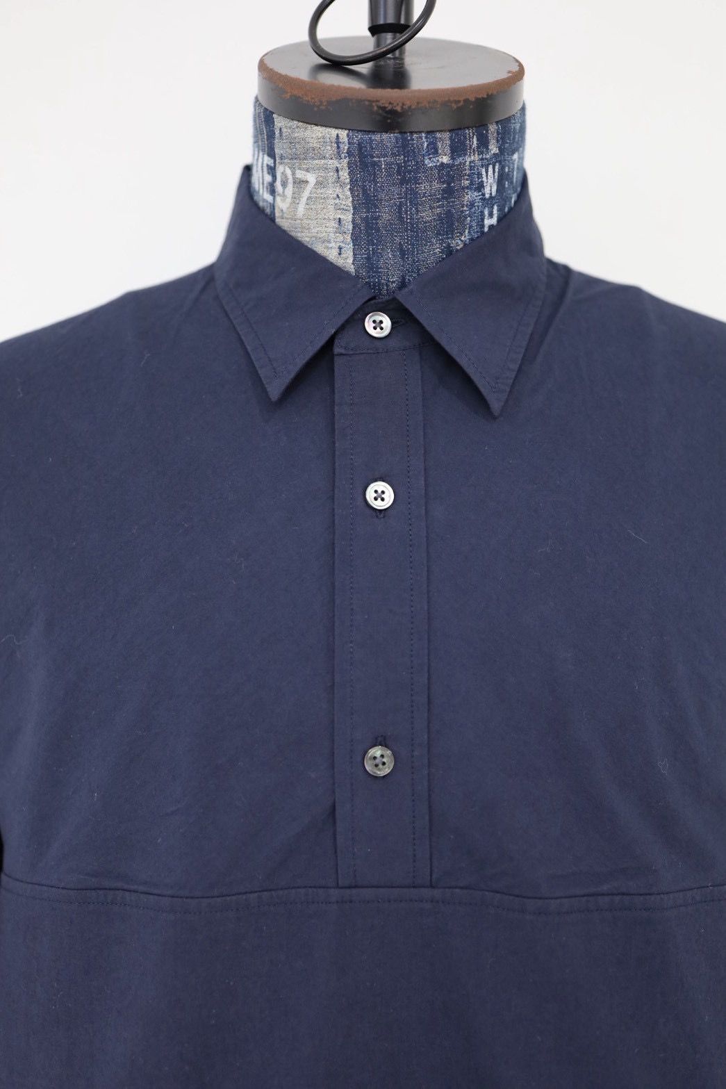 フレッシュサービス CRISP COTTON ANORAK S/S SHIRT(FSC261-50248)NAVY☆3月14日(土)発売！