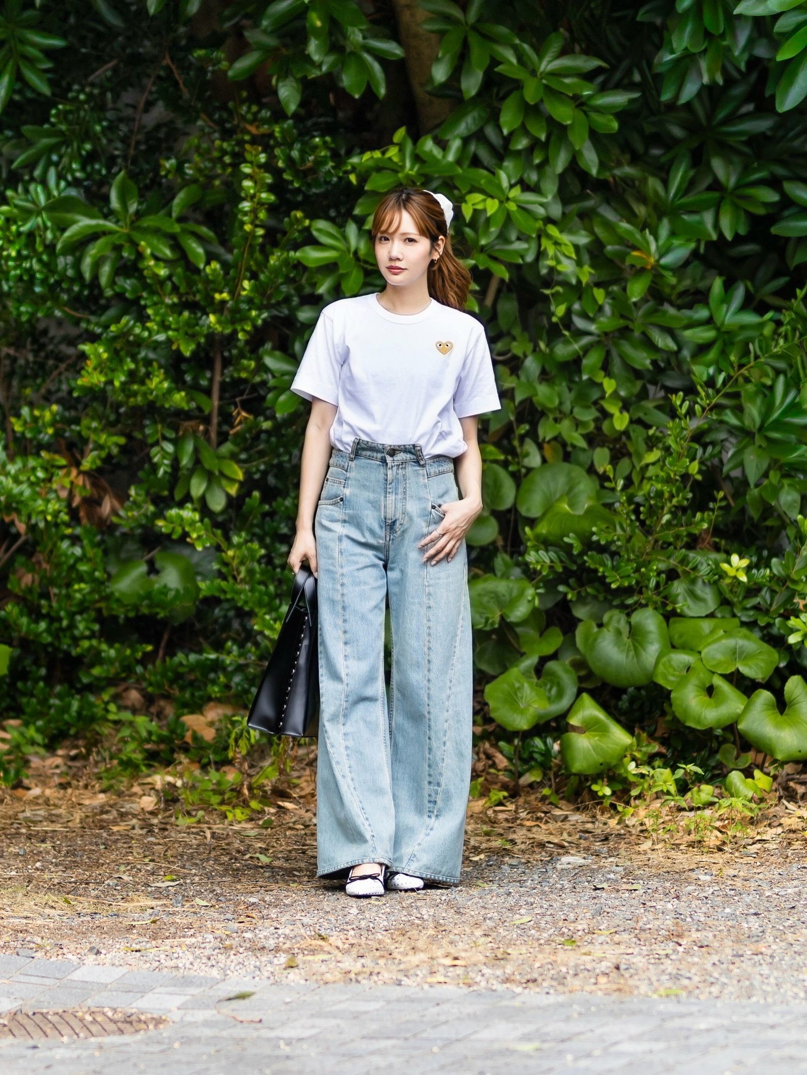 PLAY COMME des GARCONS 人気定番ワンポイントTシャツ style.2026.8.15