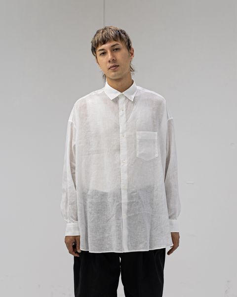 Graphpaper Linen L/S Oversized Regular Collar Shirt 6月20日(土)新作発売！