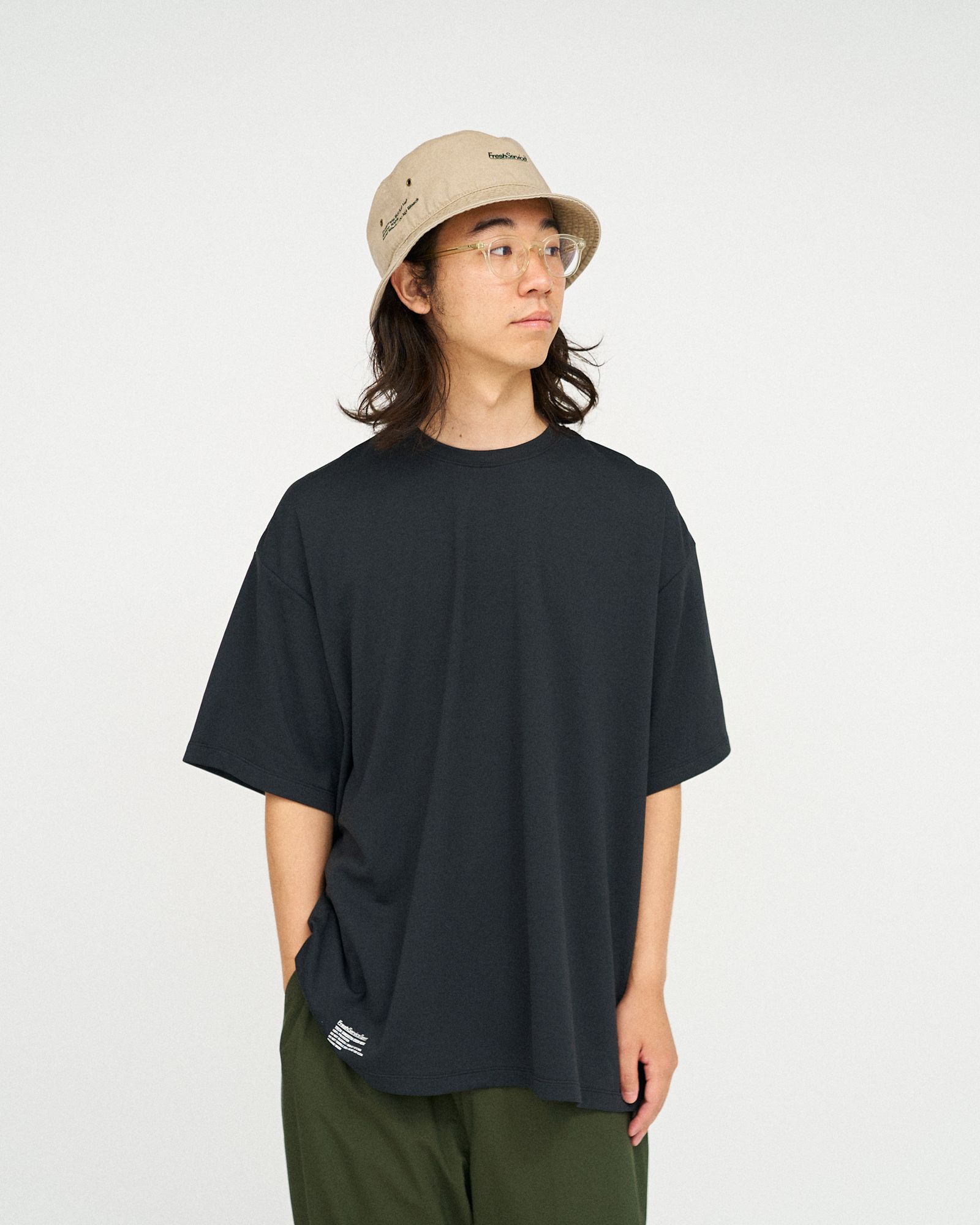 フレッシュサービス 半袖TEE 2-PACK TECH SMOOTH S/S CREW NECK(FSS261-70135B)BLACK☆2月28日(土)発売！
