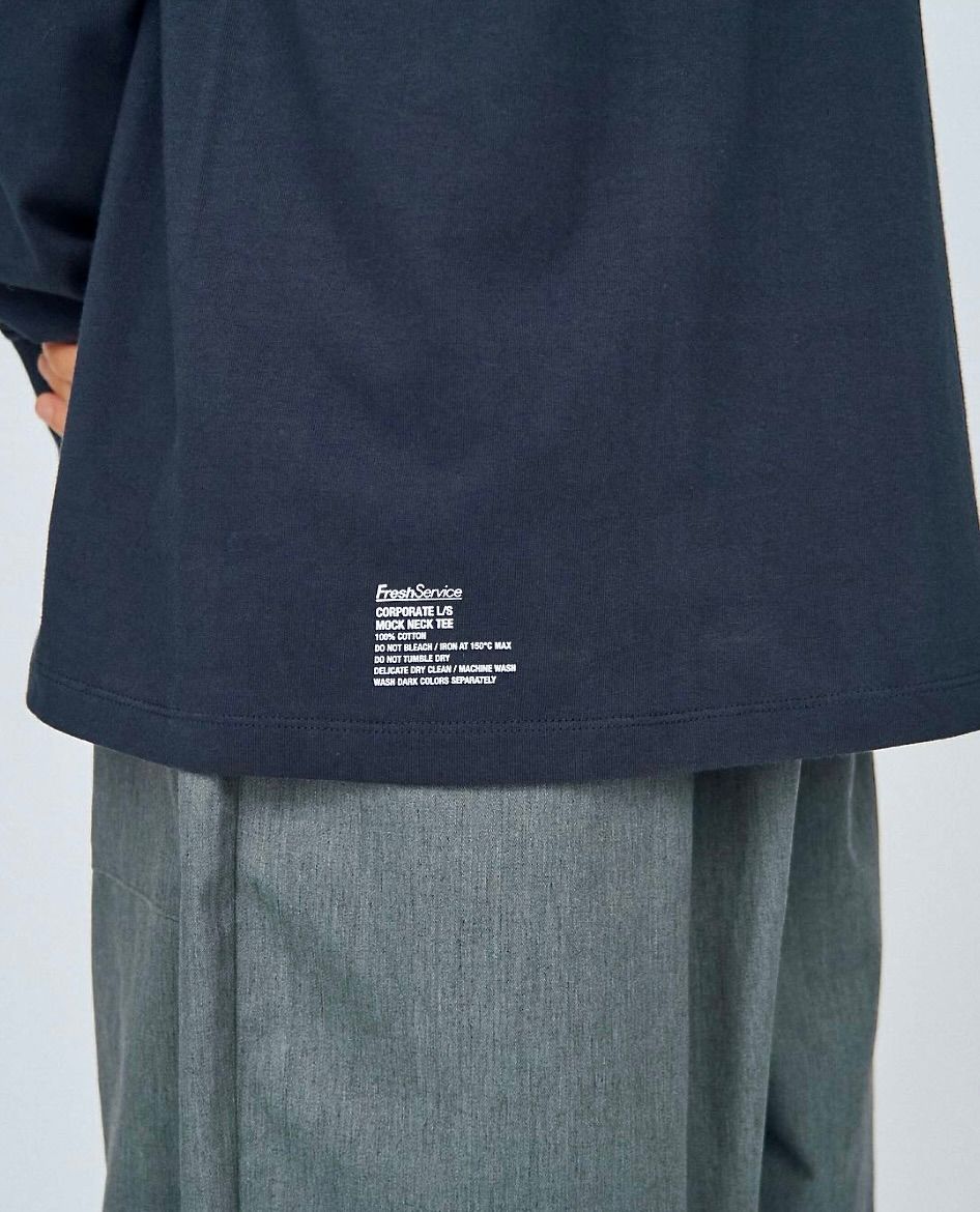 フレッシュサービス 2-PACK CORPORATE L/S TEE(NAVY)