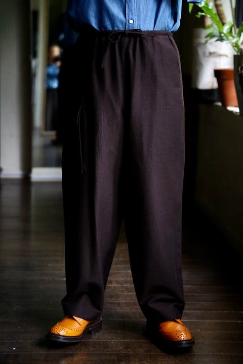 blurhms Wool Napping Side Seamless 4P Pantsスタイル.2024.8.24.
