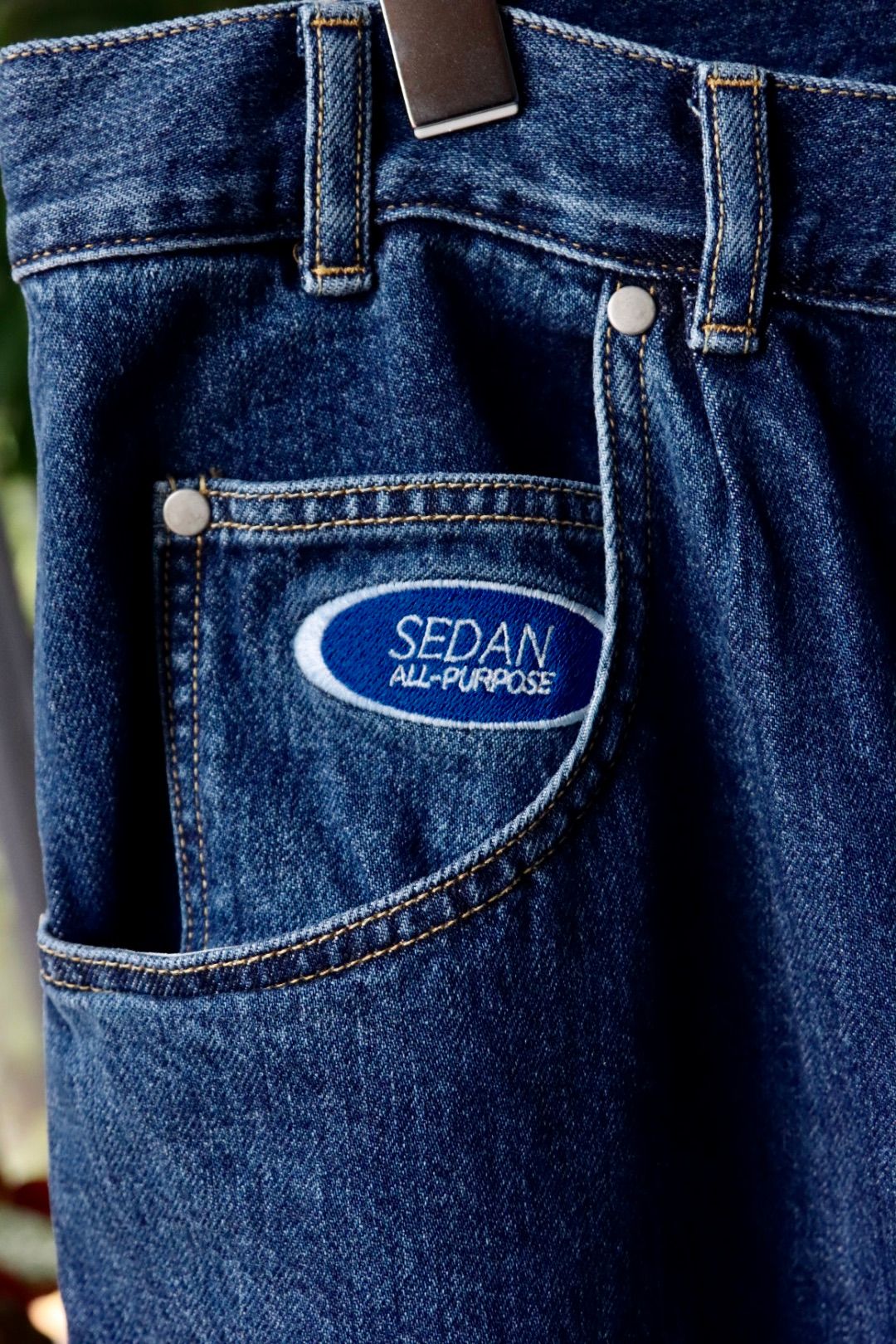 セダンオールパーパス23FW Oval Logo Denim Pant(SD23F-PT07)INDIGO
