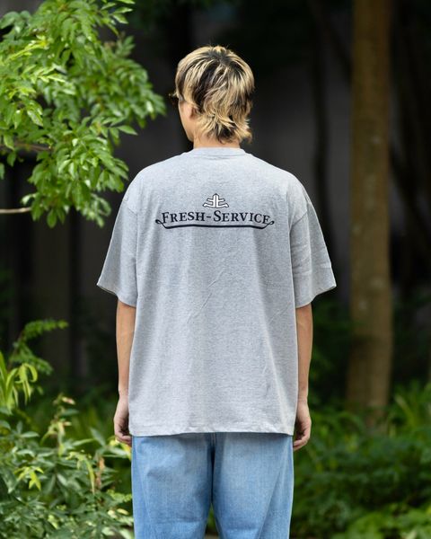 フレッシュサービス CORPORATE PRINTED S/S TEE "FF"(FSC263-70137)H.GRAY☆7月25日(土)新作発売！
