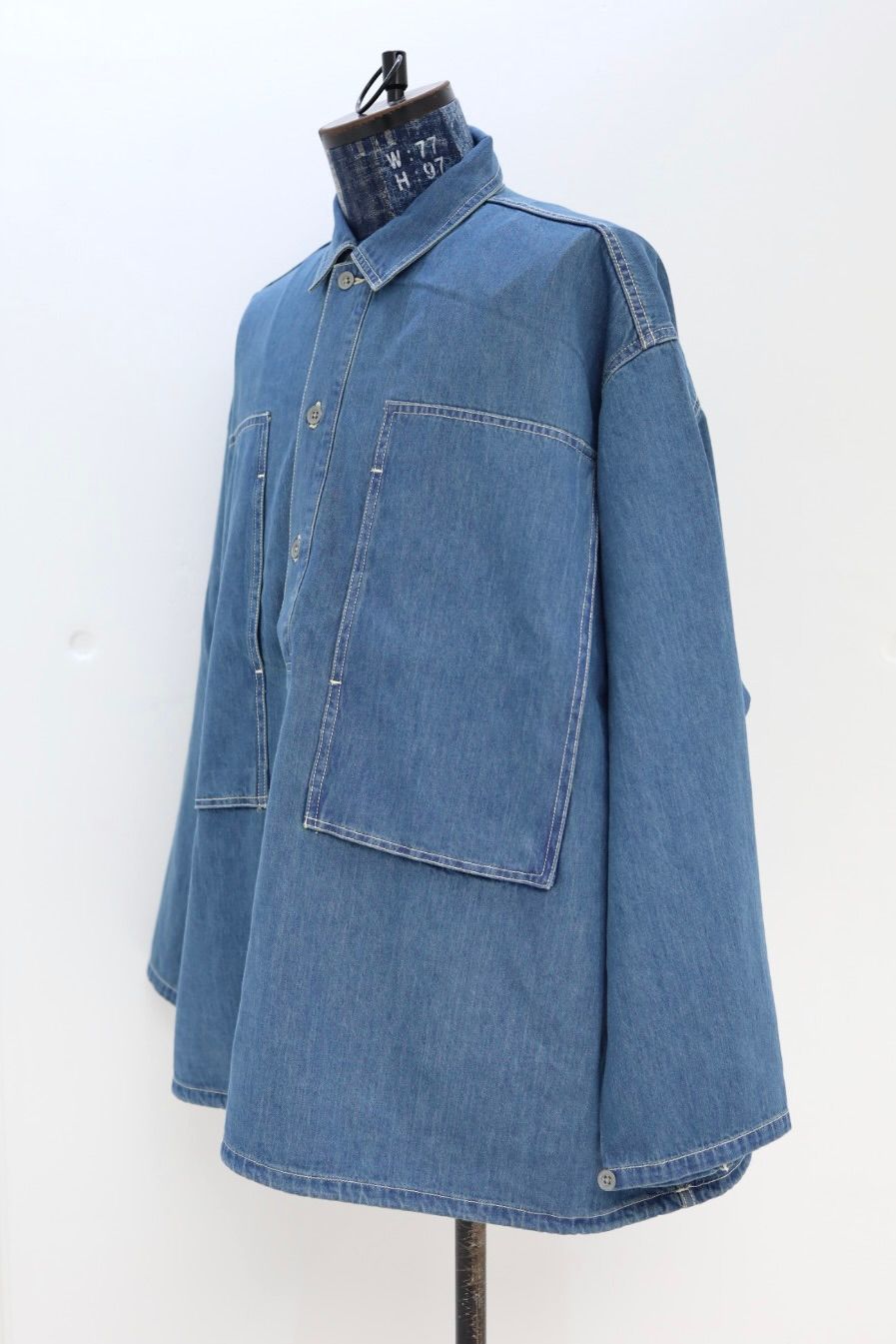 フレッシュサービス DENIM PULLOVER SHIRT(FSC261-50187FB)FADE INDIGO☆2月21日(土)新作発売！