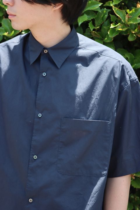 Graphpaper  Broad S/S Oversized Regular Collar Shirt style.2022.6.4