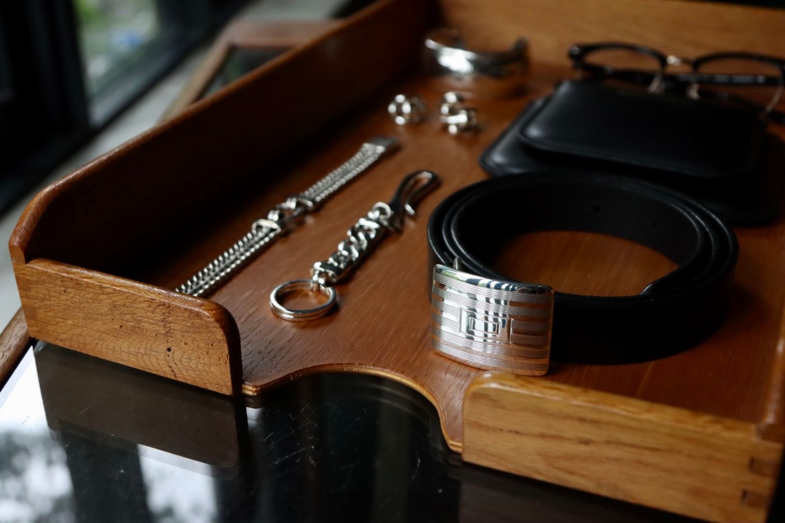 ショロジュエリーベルト Sp02 Buckle Buckle -Black Leather-(XOBL005)