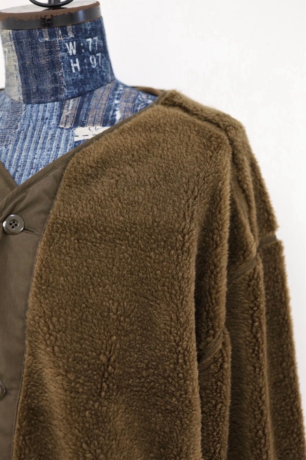 グラフペーパー Wool Boa Liner Blouson(GU263-30341)BROWN☆10月17日(土)発売！