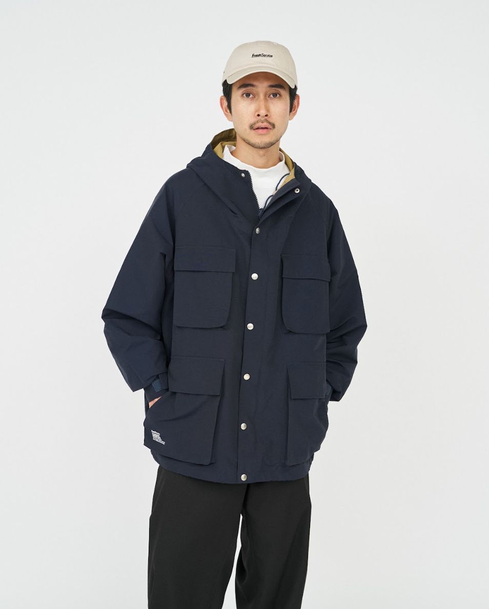 フレッシュサービス N/C GROSGRAIN MOUNTAIN PARKA (FSC253-20171)NAVY☆9月13日(土)発売！