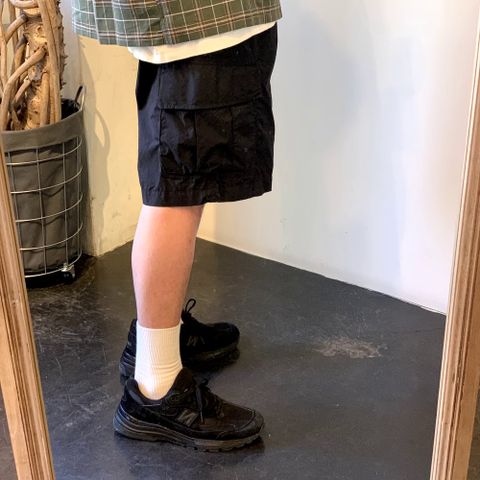 comme des garcons homme リネン綿チェック x 綿タイプライター S/S オープンカラーシャツ style.2022.5.17