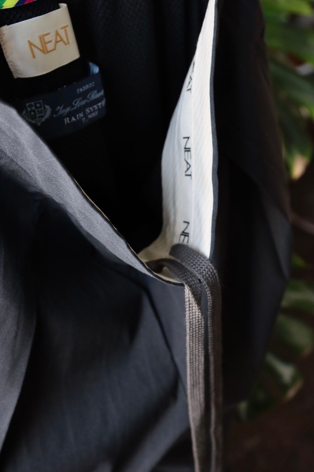 is-ness×NEAT LORO PIANA SPORT FABRICS PANTS"CHARCOAL"イズネス22SS
