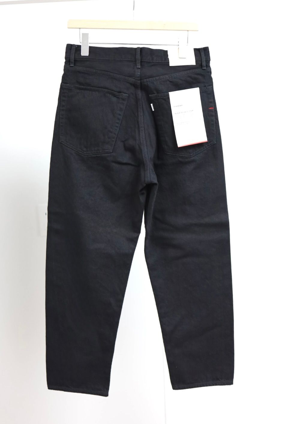 グラフペーパー Selvage Denim Five Pocket Tapered Pants(GU261-40058RB)BLACK_WASHED★1月24日(土)発売！
