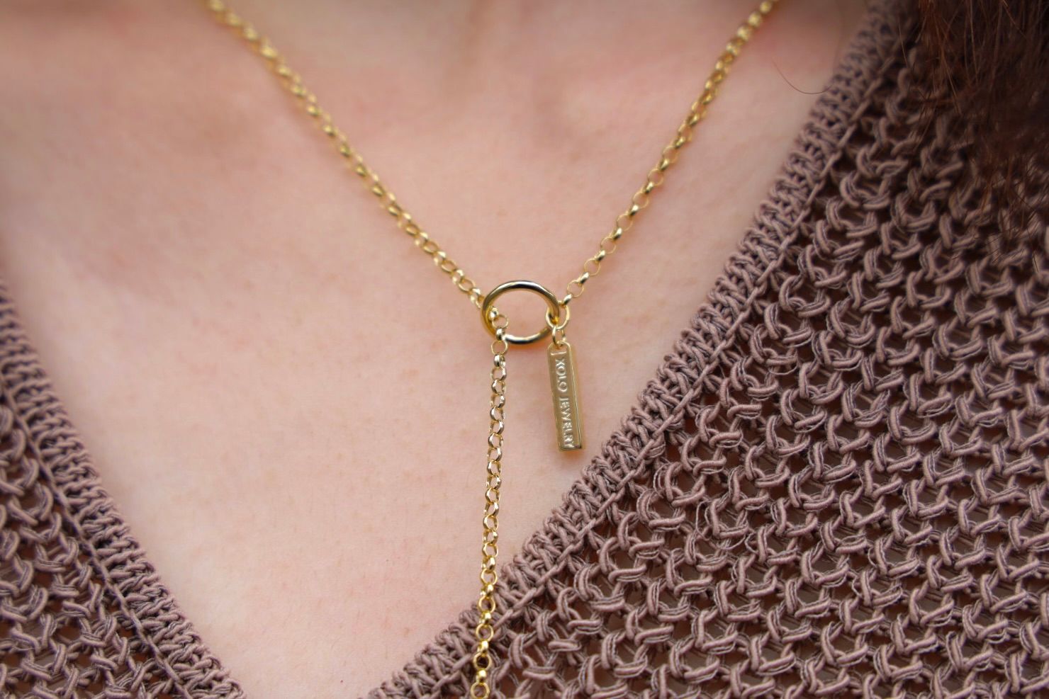 XOLO JEWELRY ネックレス / Round Link Necklace(XON40-50G)★11月15日(土)発売！