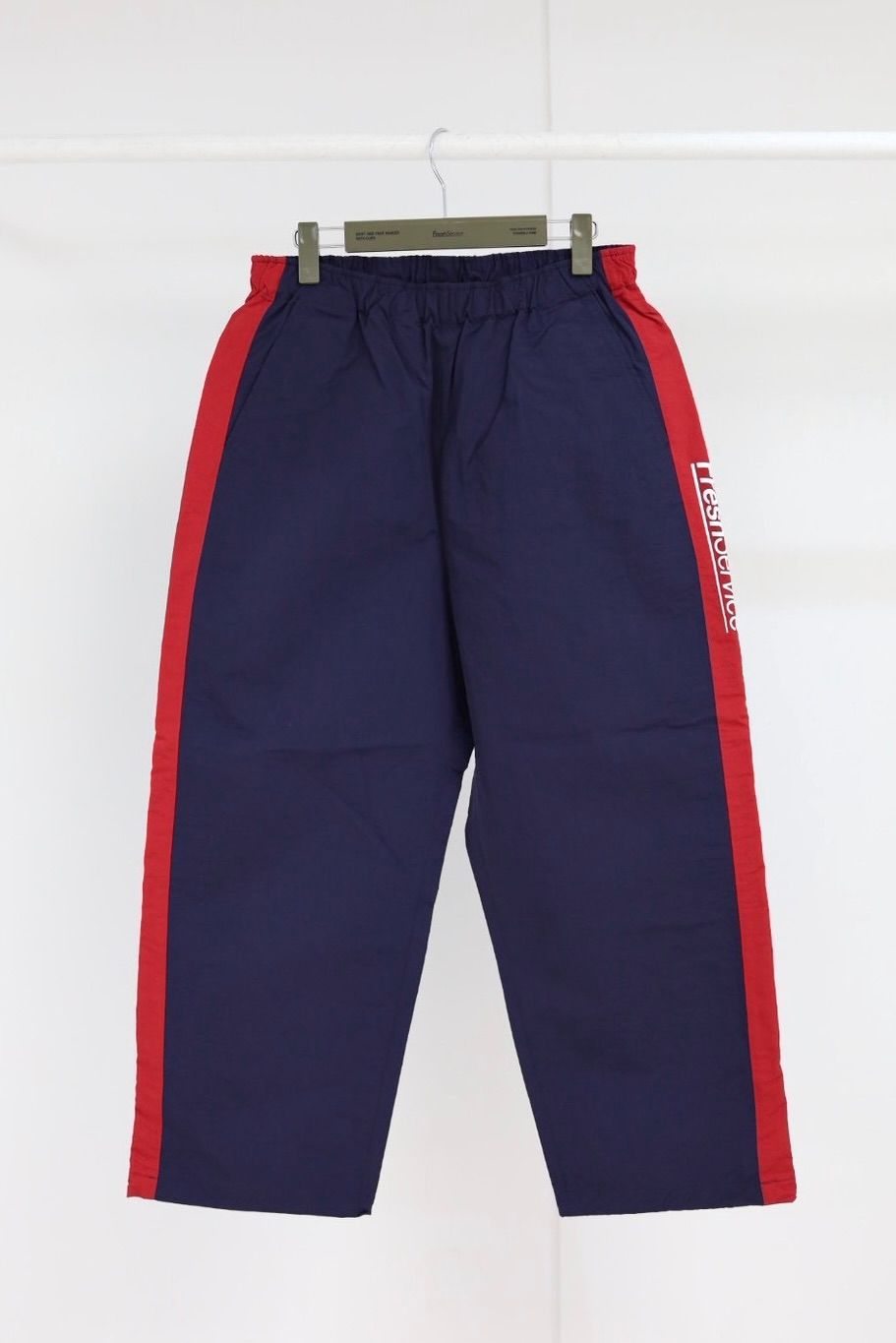 フレッシュサービス NYLON CANVAS SAILING PANTS (FSC261-40255)NAVY x RED