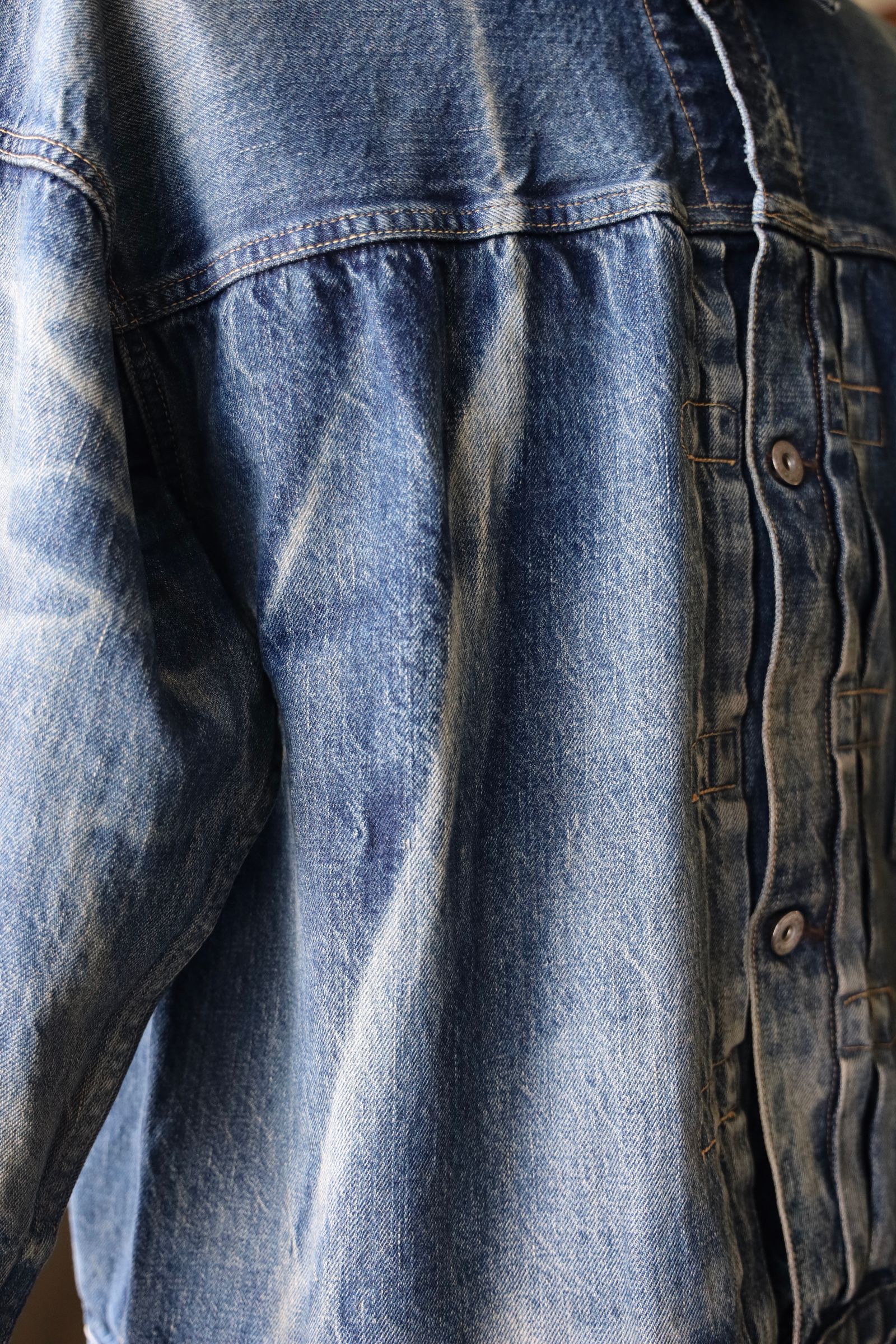 セントマイケル25SS ベルベルジン BJ_DENIM JACKET(SM-HR8-0000-C39)BLUE☆4月10日(木)再入荷！