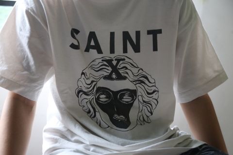 ©︎SAINT M×××××× T-SHIRT SAINTX (SM-A21-0000-013) style. 2021.07.09.