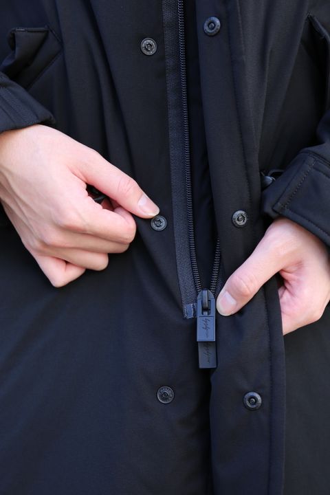 Yohji Yamamoto 2020AW 新作I-左胸片玉P付モッズコート style.2020.10.24.