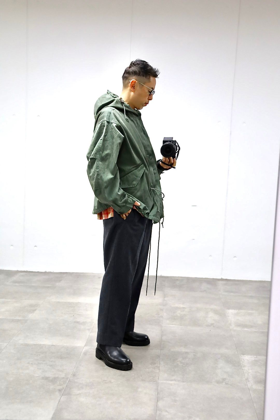 アプレッセ 2026 STYLE1 Vintage Silk Hoodie Jacket (26SAP-01-24)SAGE☆1月24日(土)発売！
