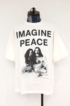 セントマイケル 26SS JL_SS T-SHIRT/IMAGINE PEACE(SM-MK8-0000-C27)WHITE☆3月20日(金)発売！