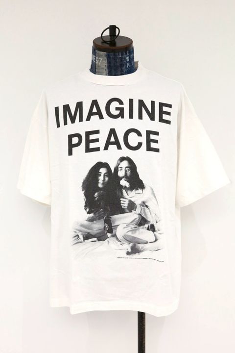 セントマイケル 26SS JL_SS T-SHIRT/IMAGINE PEACE(SM-MK8-0000-C27)WHITE☆3月20日(金)発売！