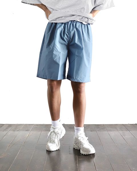 イズネス 24SS BALLOON BORDER SHORT SLEEVE T-SHIRT(WHITE) style 2024.4.5