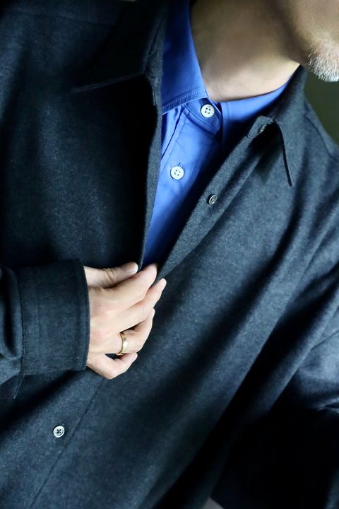 Graphpaper Wool Smooth Flannel セットアップスタイル