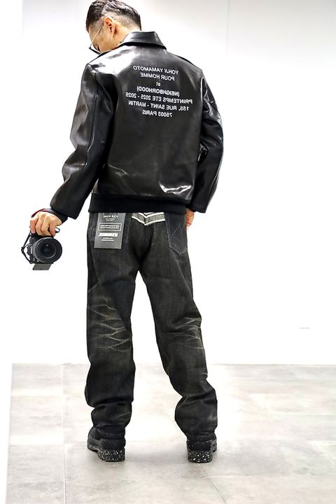 Yohji Yamamoto × NEIGHBORHOOD ホースレザージャケットスタイル