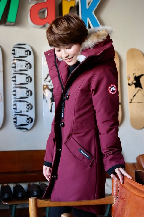 CANADA GOOSE ROSSCLAIR PARKA"BORDEAUX"style.2021.12.4.