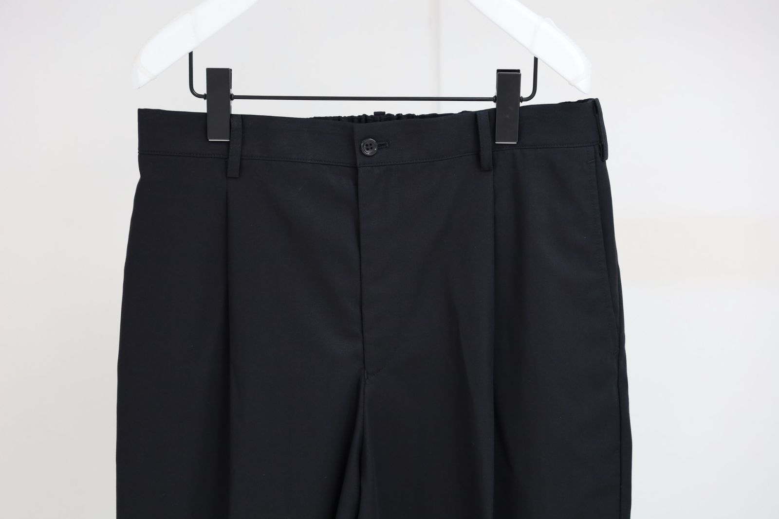 グラフペーパー 26AW Wooly Cotton Twill Wide Tapered Slacks(GM263-40047B)BLACK☆8月1日(土)発売！