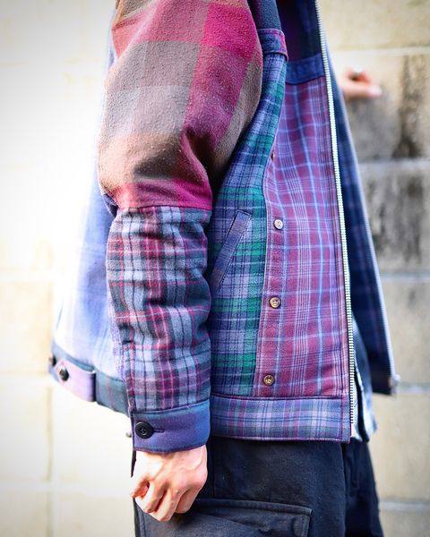 RAFUラフ23AW リメイクジャケット Remake Jacketスタイル