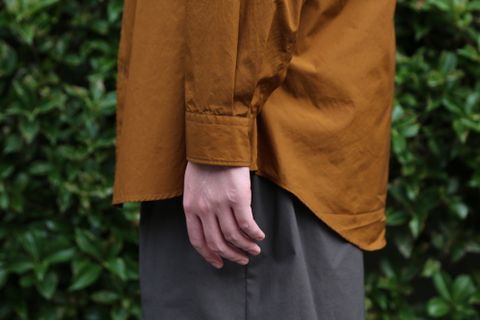 Graphpaper Broad L/S Oversized Regular Collar Shirt style.2021.6.20.