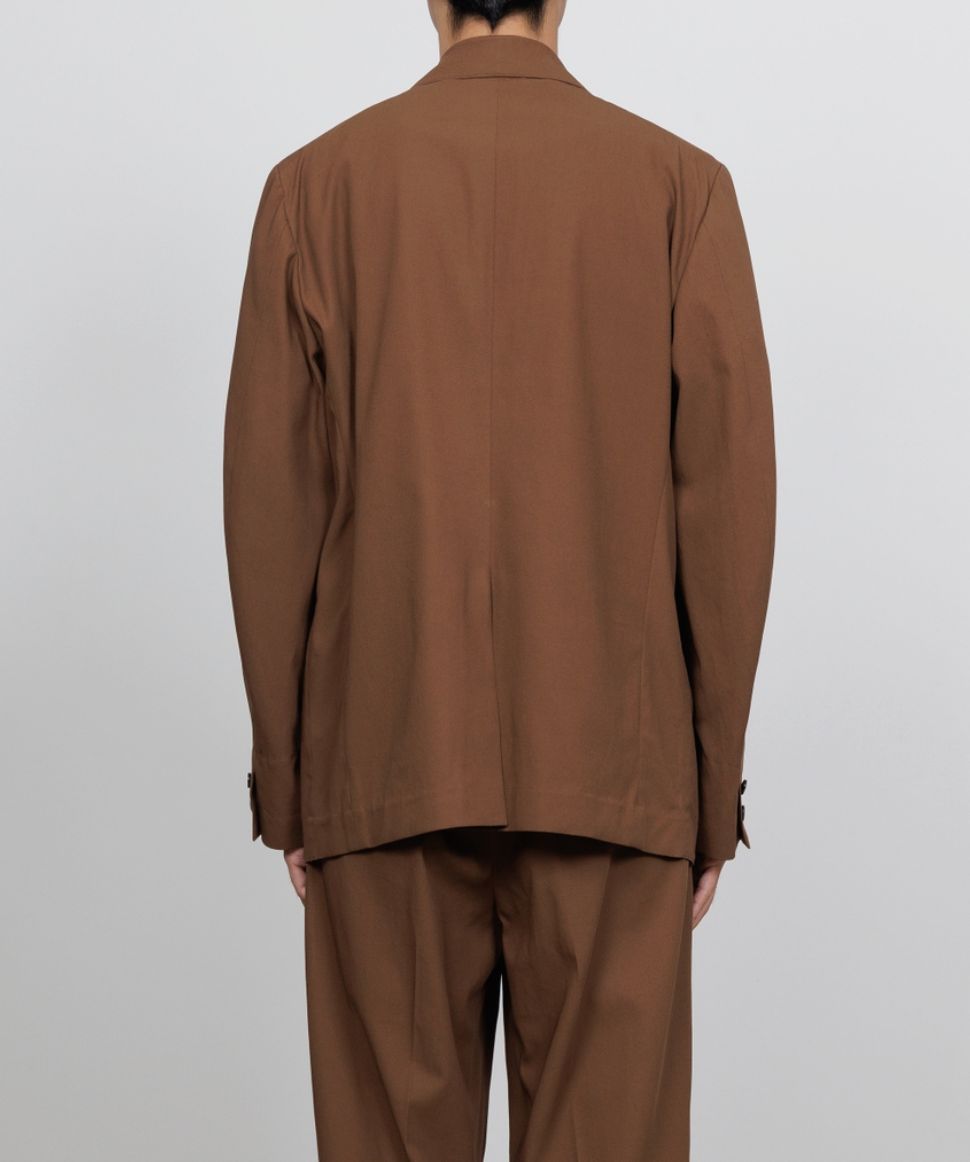 マーカウェア 26SS サックコートSACK COAT(A26A16JK01C)BURNT UMBER☆新作発売！