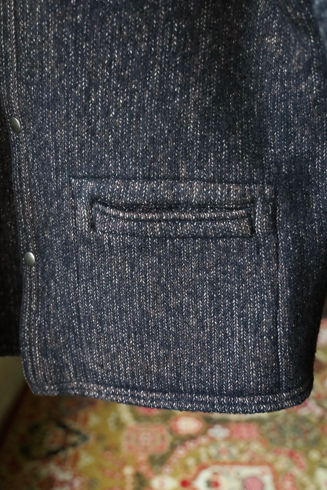 BOW WOW 25FWバウワウ  ジャケットB CLOTH JACKET AGED(BW252-BCJ) AGED MIXED BLACK