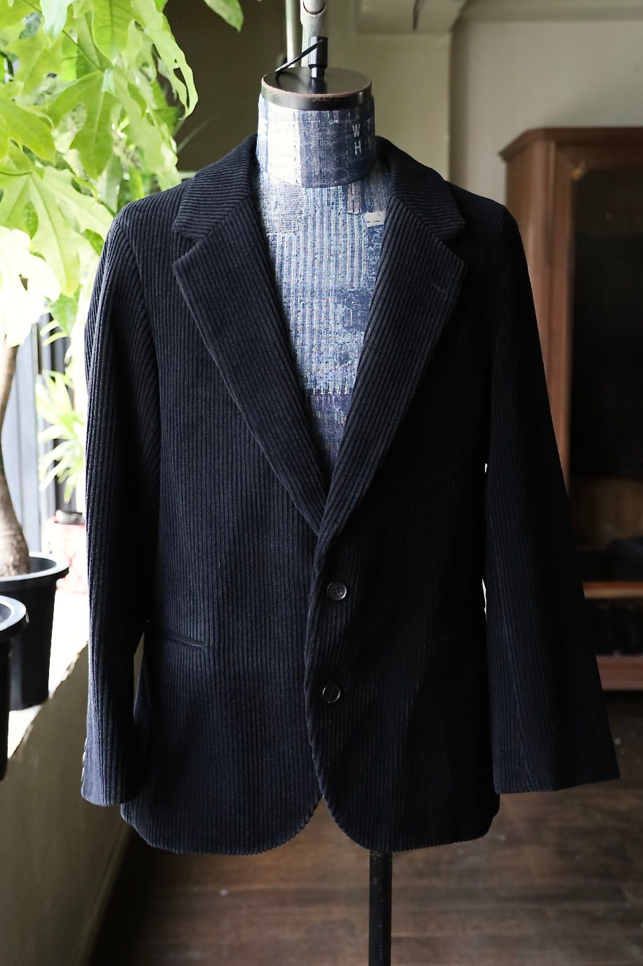 アプレッセ 2025 STYLE2  Wool Corduroy Jacket(25AAP-01-21)BLACK☆8月30日(土)発売！