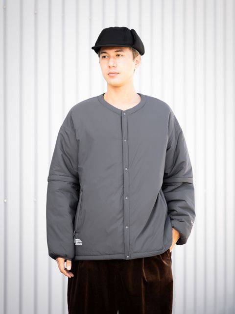 フレッシュサービス 26AW  PERTEX® QUANTUM AIR MINI RIPSTOP SNAP JACKET(FSC263-30310)GRAY☆10月10日(土)新作発売！