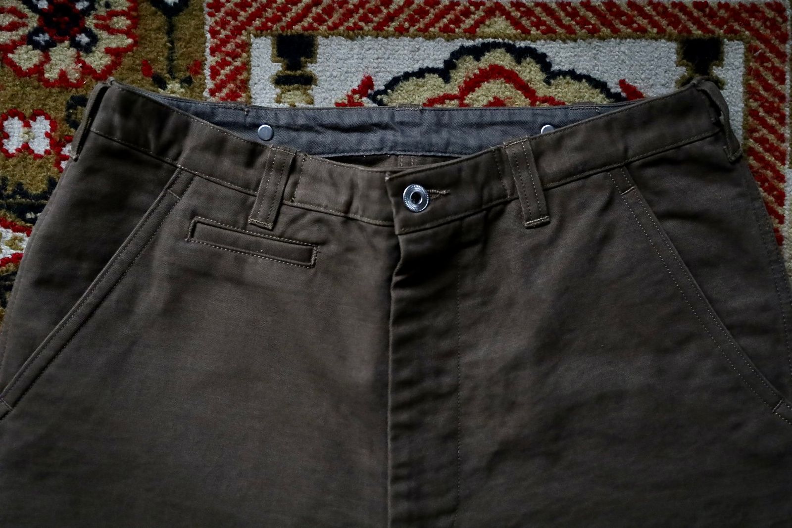 アプレッセ 2026 STYLE2 Vintage Motorcycle Trousers(26AAP-04-23)OLIVE☆9月5日(土)発売！