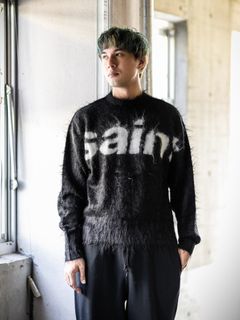 SAINT Mxxxxxx SAINT MOHAIR CREW KNIT MARKスタイル
