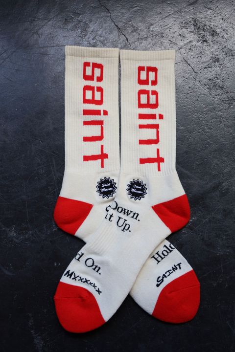 セントマイケル25SS SIT DOWN SOCKS(SM-HR8-0000-106)ECRU