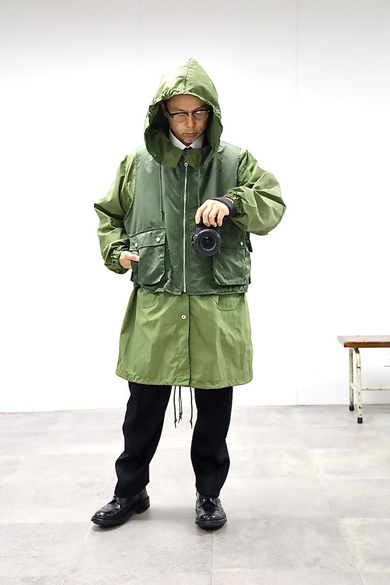 170cm/58kg 着用サイズS.