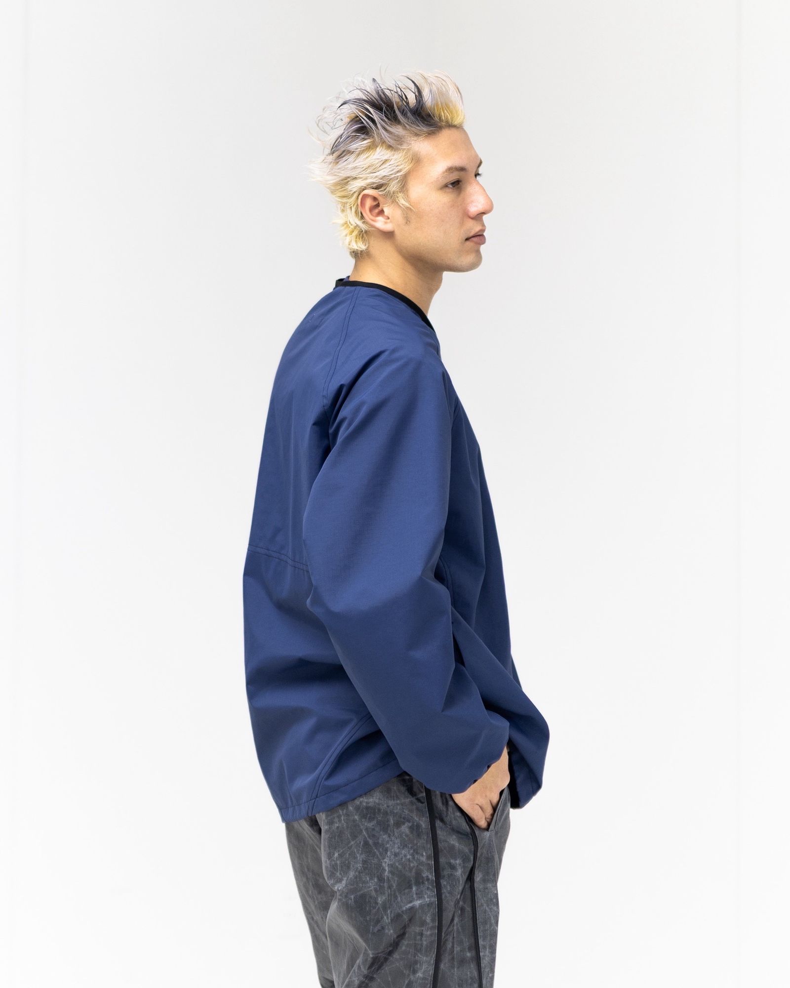 CHASSE チェイス26SS ナイロンシャツ NYLON SHIRT(26-SS-SH1)NAVY☆新作発売！