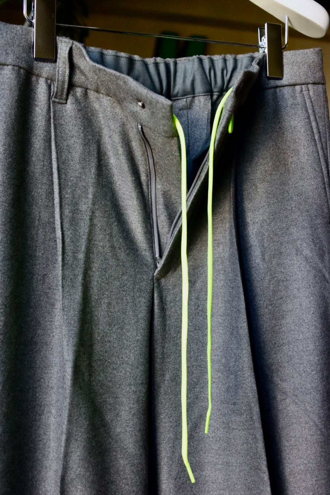 セダンオールパーパスFW23 Tech Flannel Wide Slacks (SD23F-PT04)Grey☆10月28日(土)発売！