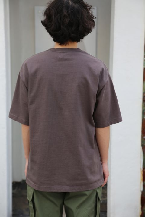 CIOTA スビンコットン10/-度詰め 吊り天竺ポケット付き半袖Tシャツ(CSLM-106M) style. 2021.04.25.