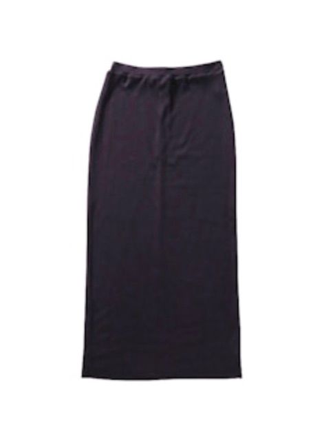 blurhms Women's 25FW Wool Rib Skirt(BHSW25F4)DarkBrown